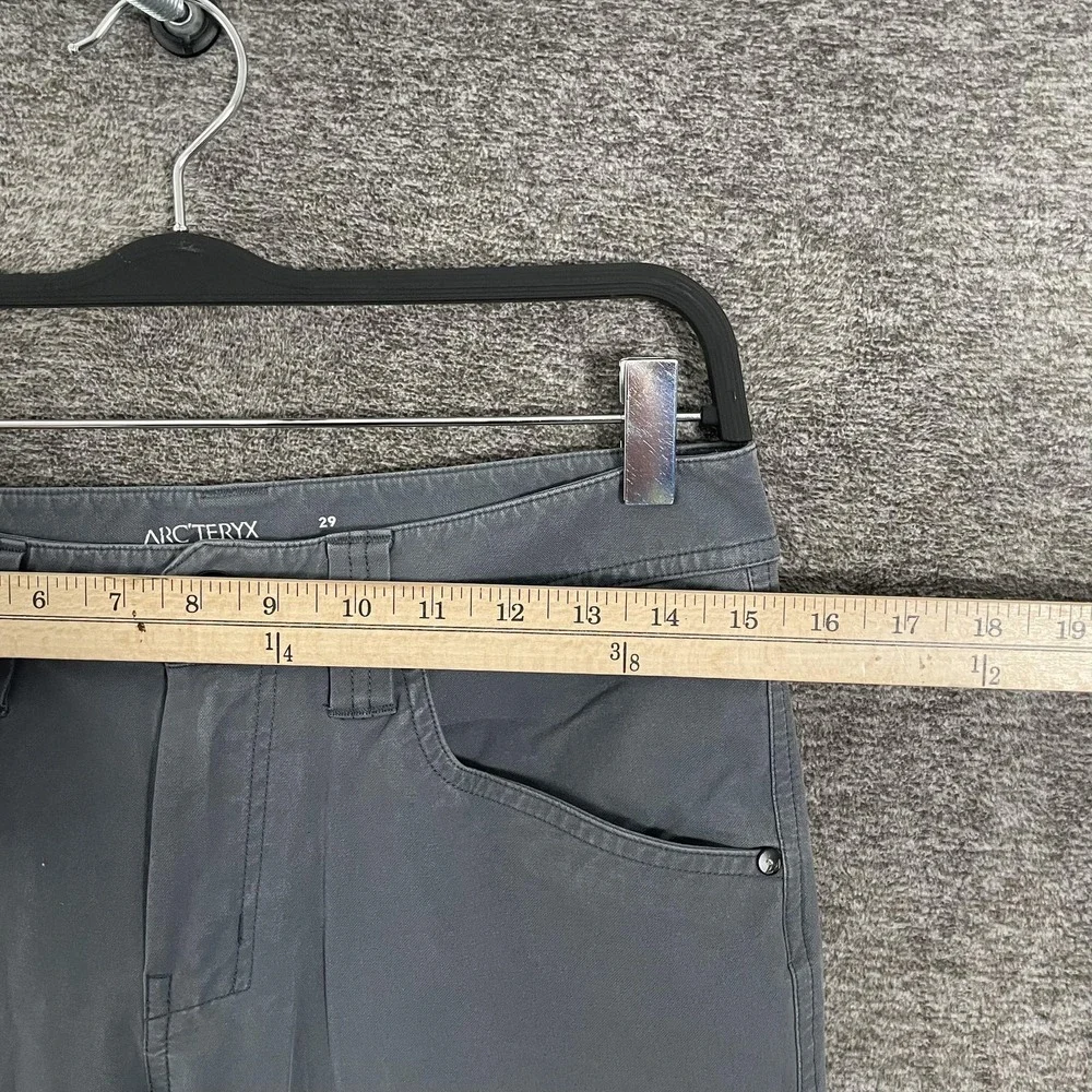 Arc'teryx Levon Pants Mens 29x30 Gray Slim Fit Stretch‎ Chino Travel Casual